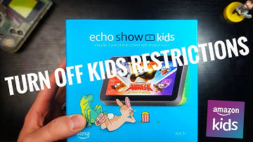 "Turn Off Amazon Kids" Echo Show 5 2nd Gen Kids Simple Fix How to: Tutorial 💯😀