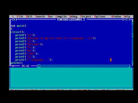 C Language : Lesson 1 - 3 printf and \n