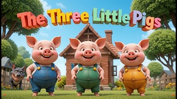 🐷 Three Little Pigs Song for Kids 🎶 | 🧱 Build a Strong Brick House | 🎤 Sing Along & Learn