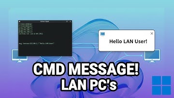 CMD: Bericht verzenden naar een andere pc op LAN (Windows 11/10-zelfstudie)