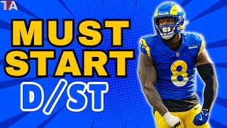 4 MUST START Defenses + Top 12 D/ST Rankings for Week 2 Fantasy Football