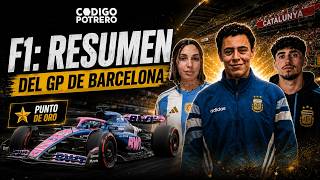 F1: resumen del GP de Barcelona. Punto de oro para Colapinto