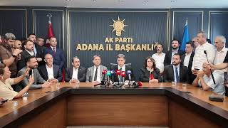 AK Parti Adana İl Başkanı Mustafa Özkan Göreve Başladı