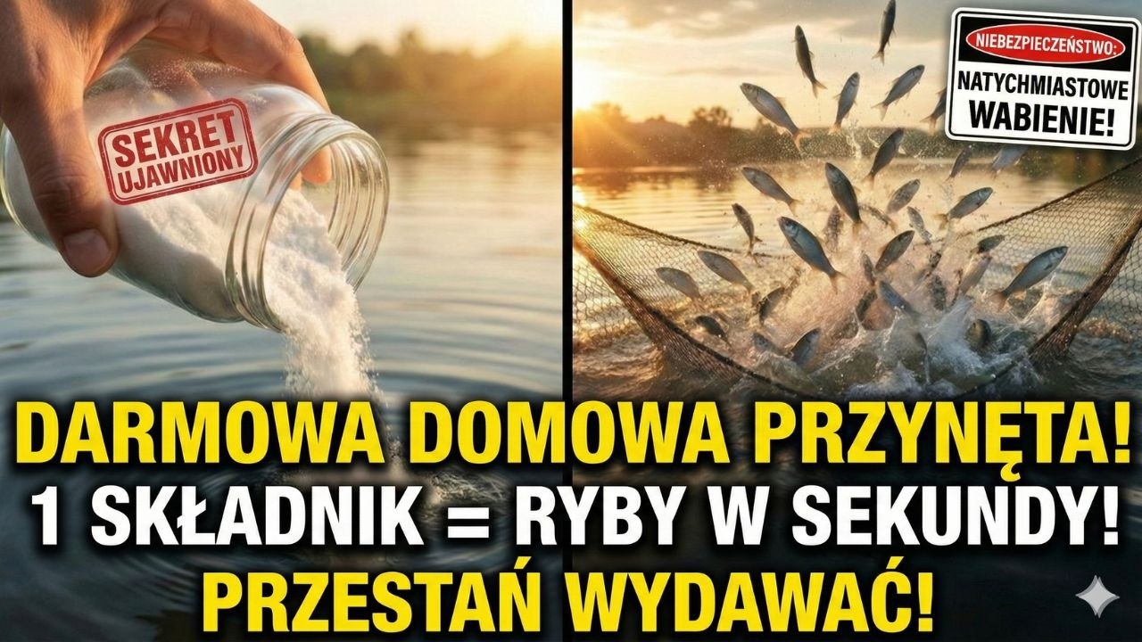Przestań wydawać pieniądze na przynętę! 1 składnik przyciąga ryby w kilka sekund — masz go już w dom
