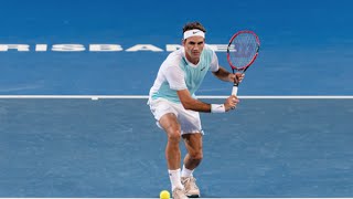 [HD] Roger Federer vs. Dominic Thiem | SF Brisbane 2016 [Highlights]