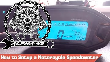 Motorcycle Speedometer Settings: HOW TO & SETUP MENU!