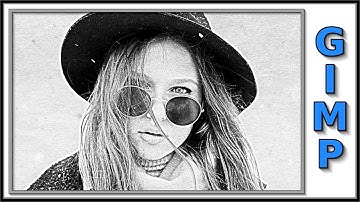 Gimp: Change Color Photo Into a Charcoal Drawing