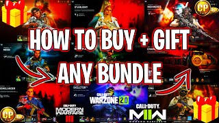 How to BUY + GIFT ANY/REMOVED BUNDLES in Warzone 2/MW3/MW2
