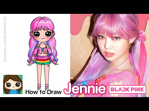 How to Draw Jennie 🍦BlackPink Ice Cream