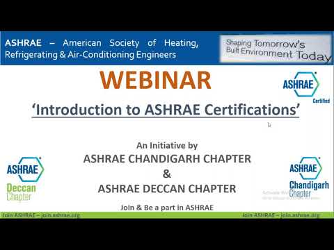 Introduction to ASHRAE Certifications