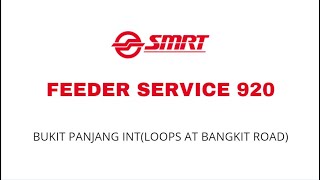 Hyperlapse of SMRT Feeder Service 920