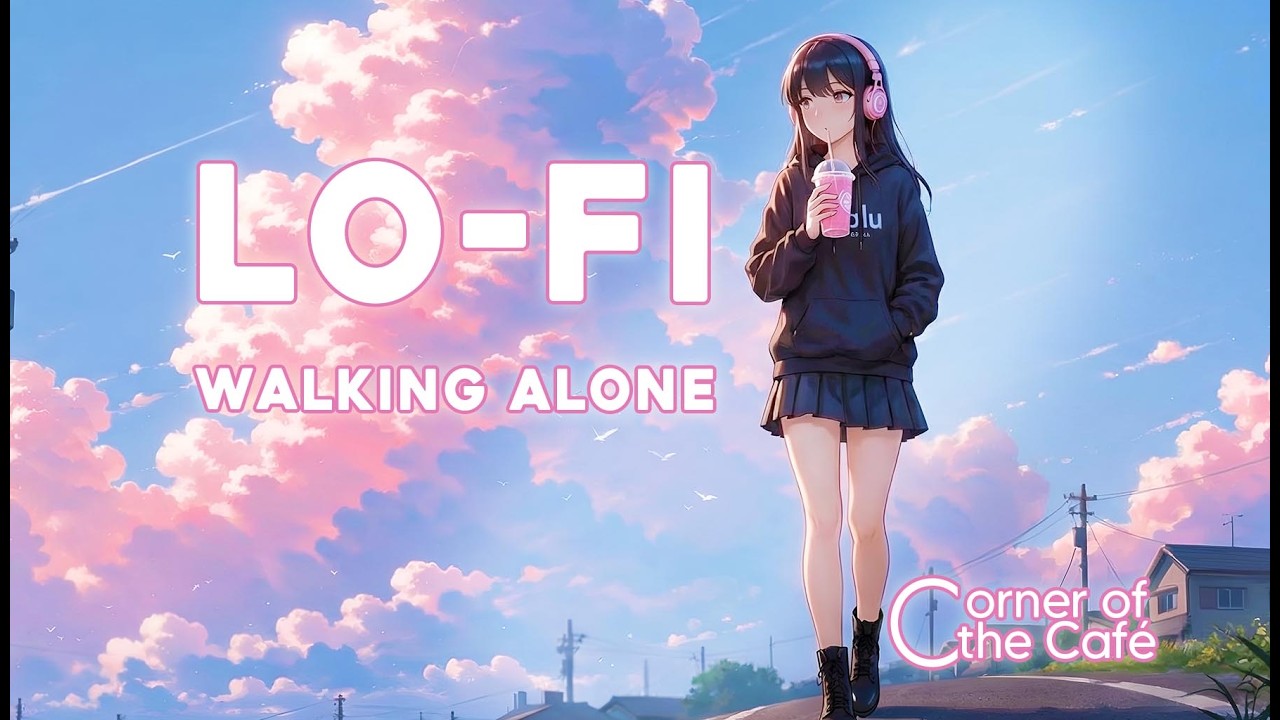 Lofi Walking Alone 🚶🏻‍♀️🎧 | Soft Chillhop Beats for Study, Work & Peace