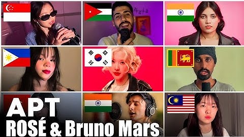 APT - Rosé & Bruno Mars : Who Sung It better (20 different countries) 🇮🇳🇰🇷🇮🇩🇵🇭🇱🇰🇨🇦🇰🇵🇯🇴🇲🇾🇹🇭🇬🇧🇭🇲🇸🇬🇻🇳🇭🇰