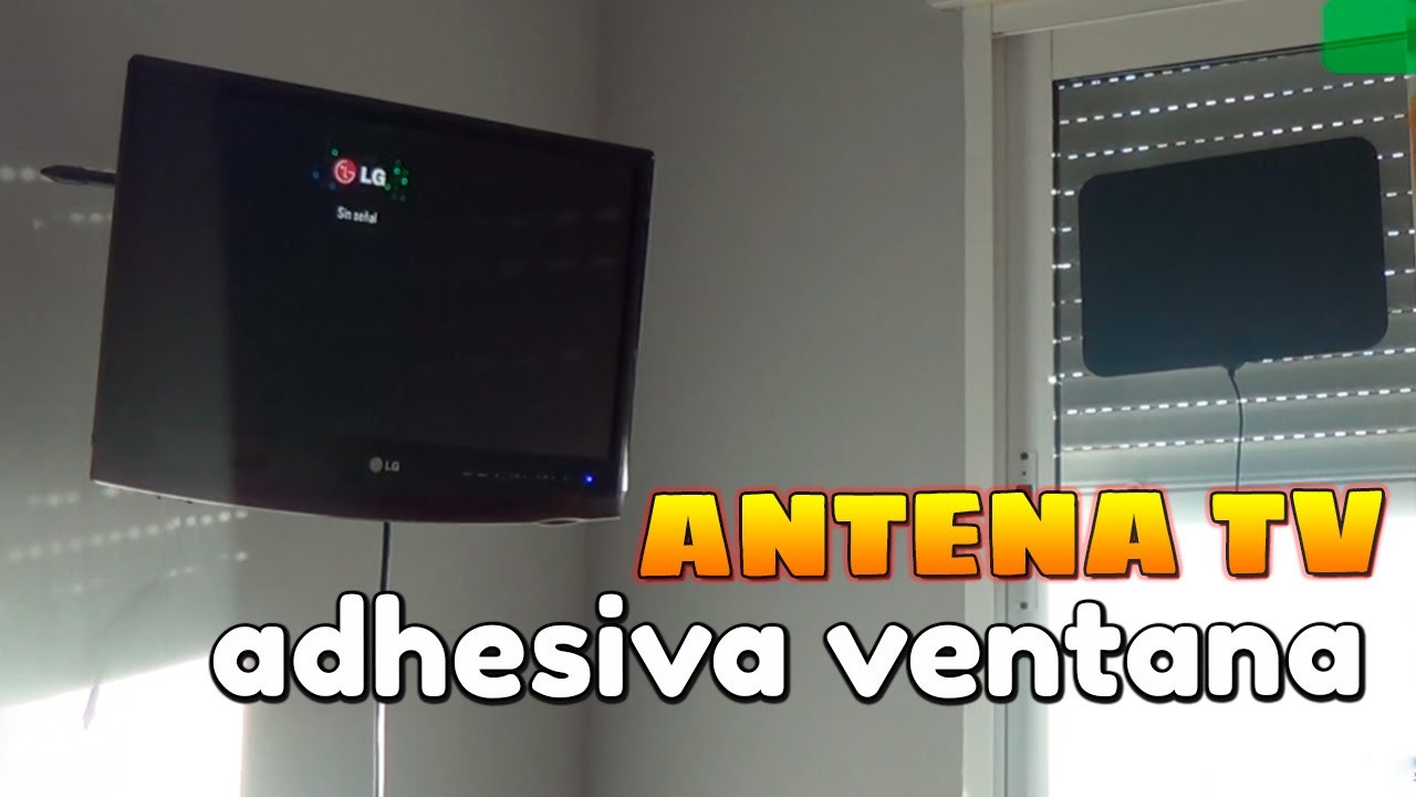 Antena de televisión amplificada USB para ver TV en lugares donde no es  posible una antena externa 📺 