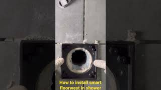 How to install tiles insert floorwest in shower floor?