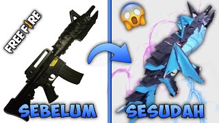 NYOBA NGUBAH SENAPAN MAINAN MENJADI AK 2 JUTA 😱#FREEFIRE