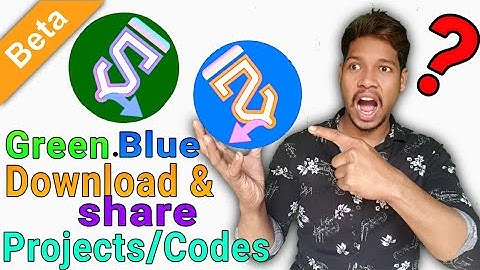 Sketchshare green and blue sketchware project download and share /Aaura Technical