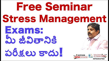 Exams stress management   #ias #ips #upsc #group1 #group2 #APPSC #TSPSC