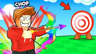 ROBLOX CHOP AND FROSTY SHOOT ARROWS WITH INSANE SPEED