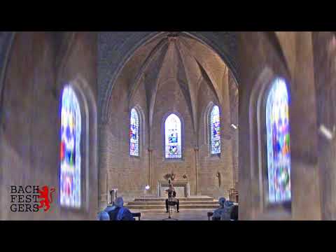 BACH FESTIVAL GERS : Violoncelliste tchèque Anna BRIKCIUSOVÁ à Beaumarchés ( Allemande, BWV 1007 )