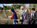 Women net fishing  nupi een mela  private pond  manipur