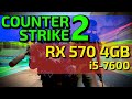 COUNTER-STRIKE 2 (2025) | RX 570 4GB + i5-7600 | LOW 100 FPS - VERY HIGH 65 FPS
