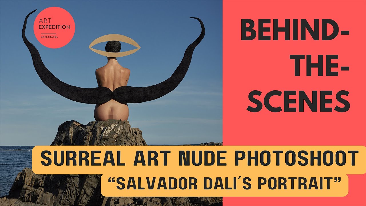SURREAL ART NUDE PHOTOSHOOT/Behind-the-Scenes: Salvador Dali´s Portrait