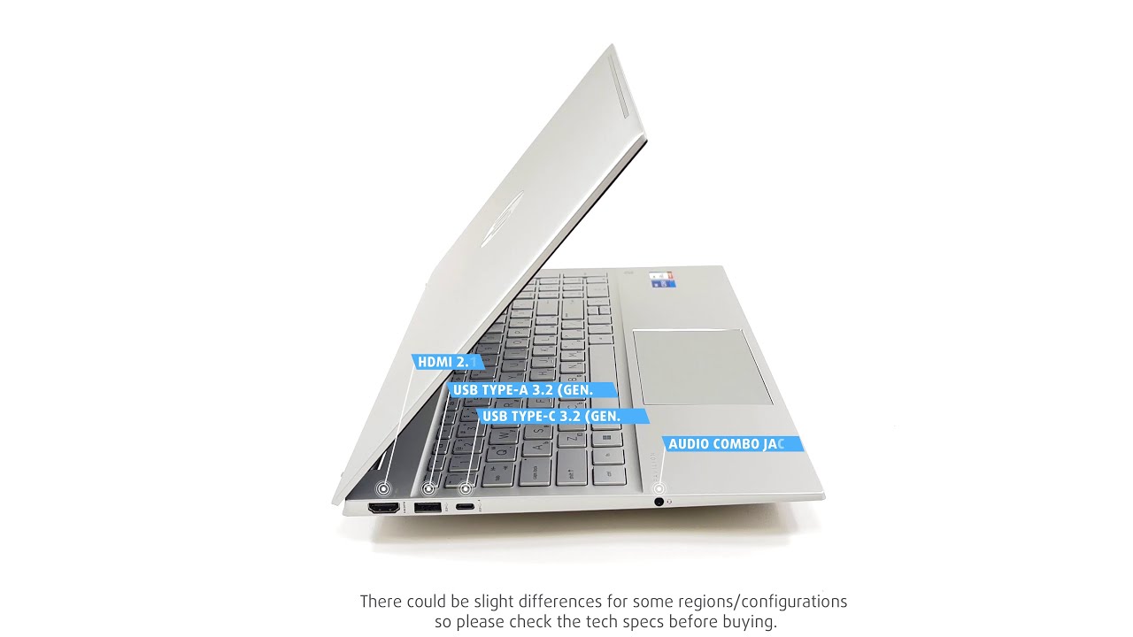 ? HP Pavilion 15 (15-eg3000) - Ports info and 360º look - YouTube