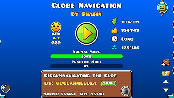 Geometry Dash Globe Navigation by Dhafin [Hard] (All Coins)