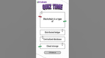 🧠 Quiz Time! 💡Blockchain is a type of:✅ Distributed ledger ❌ Centralized database ❌ Cloud storage