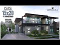 House Design | Modern House Design | 15x20m 2 Storey | 4 Bedrooms