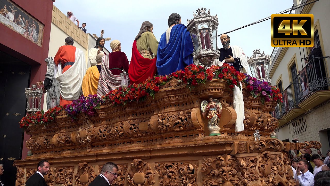 Salida De la Hermandad de la Cena de Dos Hermanas de su Casa Hermandad  #semanasanta2023 4K UHD