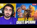 New xsuit crate opening on live stream  pubg mobile live stream