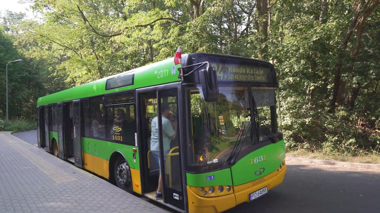 Poland, Poznań, bus 184 ride from ZOO to  Rondo Śródka