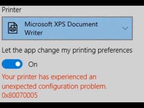 Fix Printing Error 0x80070771, 0x80004005, 0x80240154, 0x80040154, 0x80070709, 0x800706ba 0x800705b4