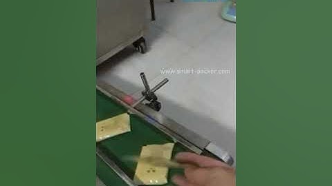 Automatic tea bag in bag vertical packaging machine with hopper testing video