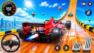 SuperHero Impossible Mega Ramp Ultimate Stunt car Racing - Hill Racing Andorid  Gameplay screenshot 3