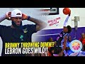 BRONNY James 1st In-Game DUNK!? Gets LeBron OUT OF HIS SEAT Going Wild!! Crowd GOES CRAZY!