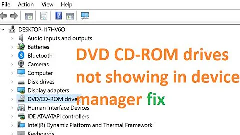 DVD CD-ROM drives not showing in device manager fix | DVD drive not listed in device manager