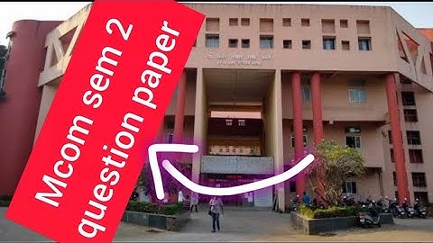 Mcom sem 2 all question papers from Mumbai University idol/ NEP 2020 idol questions paper mcom sem 2