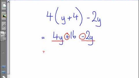 Multiplying out brackets and simplifying expressions