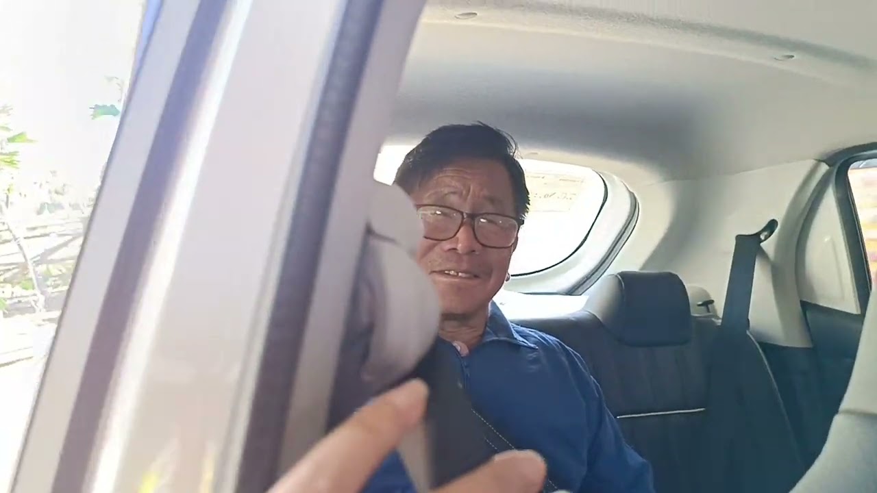 Mummy is driving a car for the first time as a learner 😆!! October 2025