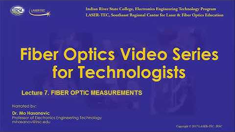Fiber Optics Lecture 7
