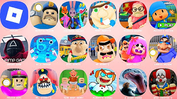 ROBLOX:ZOOTOPIA POLICE FAMILY,BARRYS PRISON,GREAT SCHOOL BREAKOUT,BARRAS GRANNY HOUSE,POCOYOS PRISON