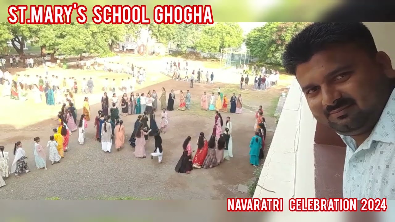 Navaratri celebration of primary and highschool at st.mary school Ghogha (5/10/24)