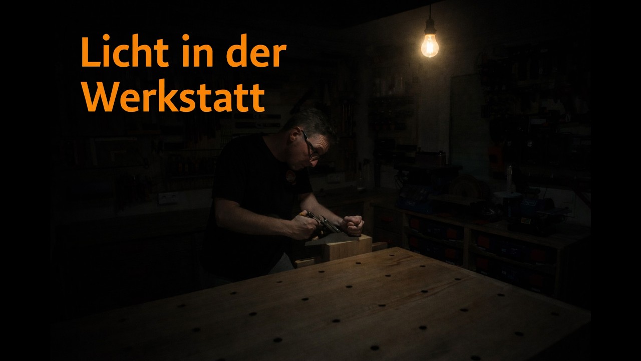 Licht in der Werkstatt - günstig und doch perfekt