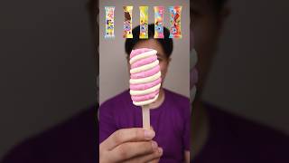 MAKAN BERBAGAI VARIAN ES KRIM PADDLE POP #asmr #shorts #icecream