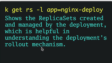 kubectl deploy commands - v1