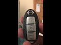 How to change a battery on a 2016 Nissan Qashqai key fob