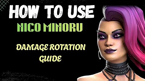 How to use Nico Minoru |Damage Rotation Guide| - Marvel Contest of champions 